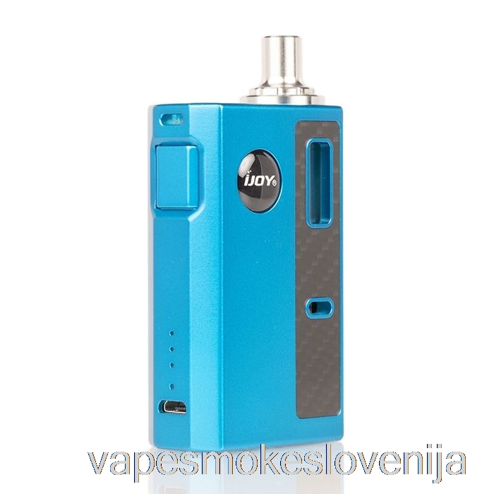 Vape Slovenija Ijoy Merkur 12w Aio Pod System Blue Carbon
